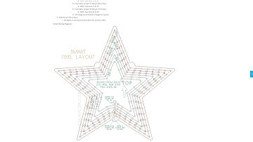 Setup HolidayCoro 6 Row Concentric Star 123-36 in xLights