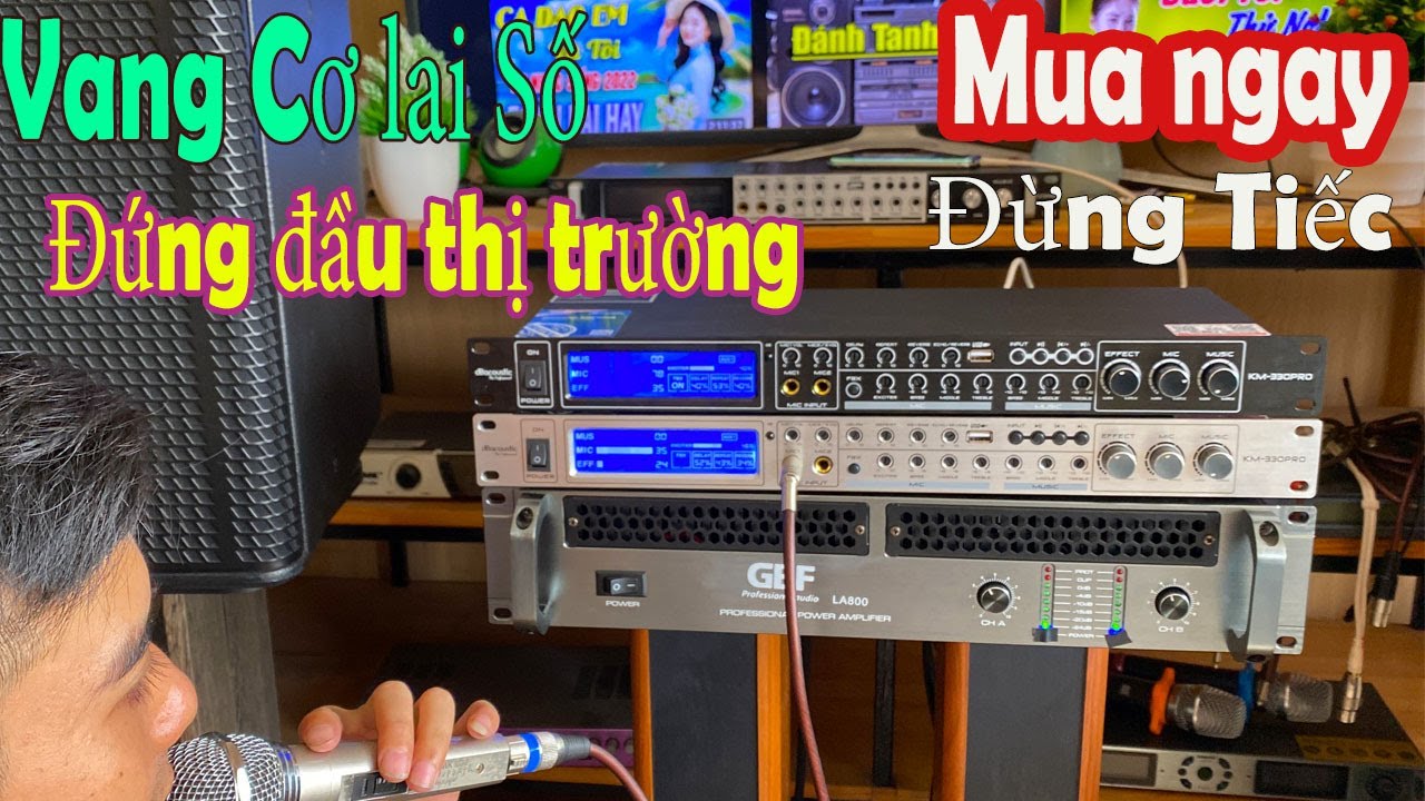 Mẫu Vang Karaoke Quốc Dân Hát Hay Dễ Chỉnh vang DB KM330 PRO Cực Đẹp Giá Tốt Nhất ☎️ 0979.629.336