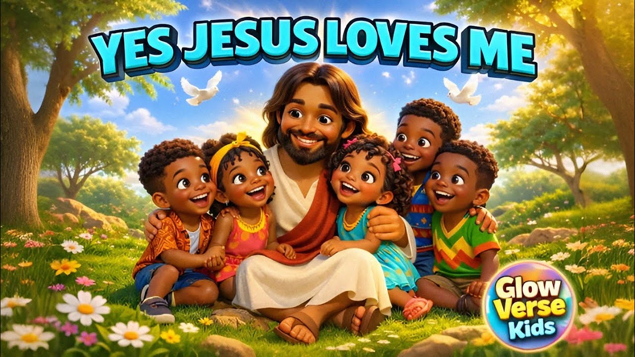 YES JESUS LOVES ME 💛🙏 | Kids Christian Song | Fun Bible Sing Along ...