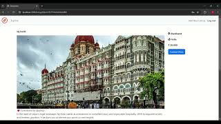 RoomNearby: A Hotel Management Website | HTML, CSS, JS, Express.js, MongoDB, Passport.js, Cloudinary