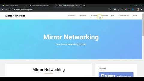 Tour of Mirror Networking for Unity 3D