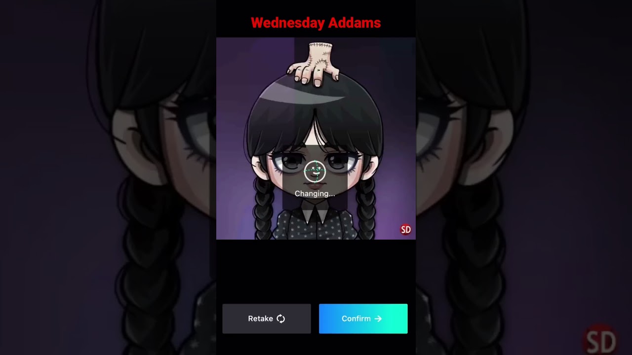 😱Can AI Drawing Replace Me? gacha Chibi Wednesday Addams 🤯