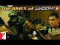 The bikes of dhoom3  aamir khan  abhishek bachchan  uday chopra