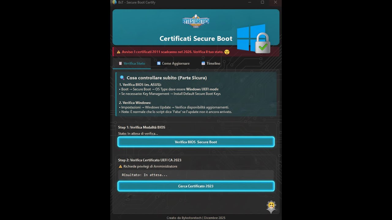 🛡️ Secure Boot Vulnerabile? Aggiorna i Certificati e Proteggi il PC con ...