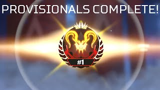 PROVISIONALS COMPLETE in the Road to Predator in Apex Legends