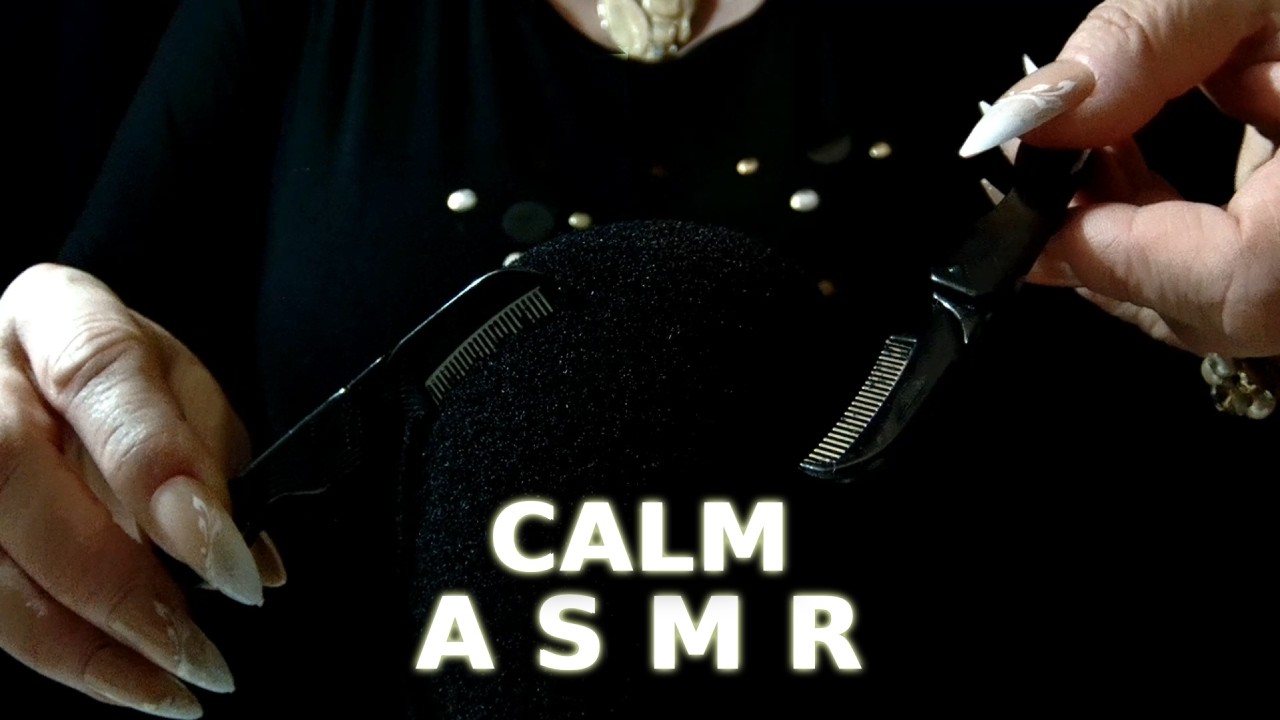 SLOW ASMR | Extra CRUNCHY Metal Mini-Combs Slowly Digging into the Foam | Deep Crisp Foam Triggers