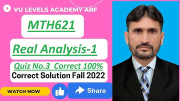 MTH621 Quiz No 3 Fall 2022 solved by Nadeem Iqbal