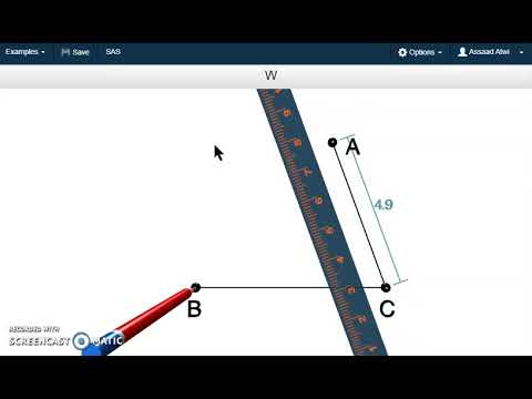 Constructing SAS Triangles