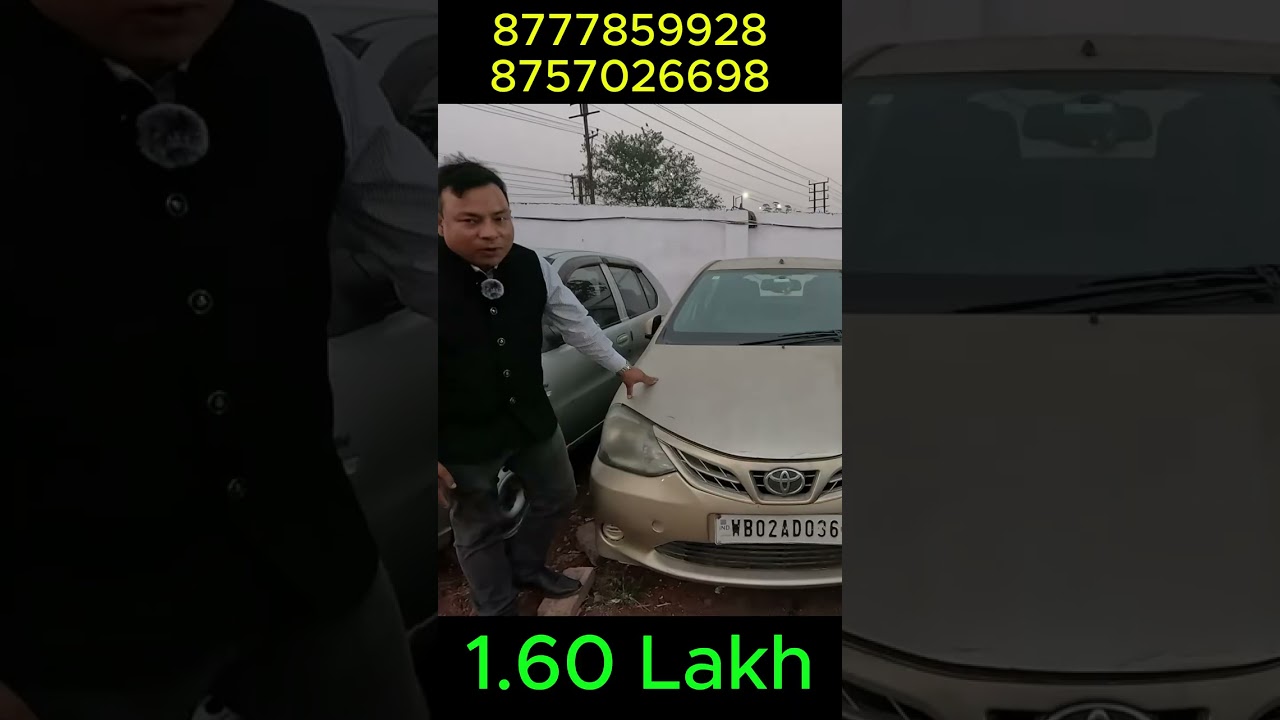 Toyota Etios Car Tax 2028 Tak Only 1.60 lakh 