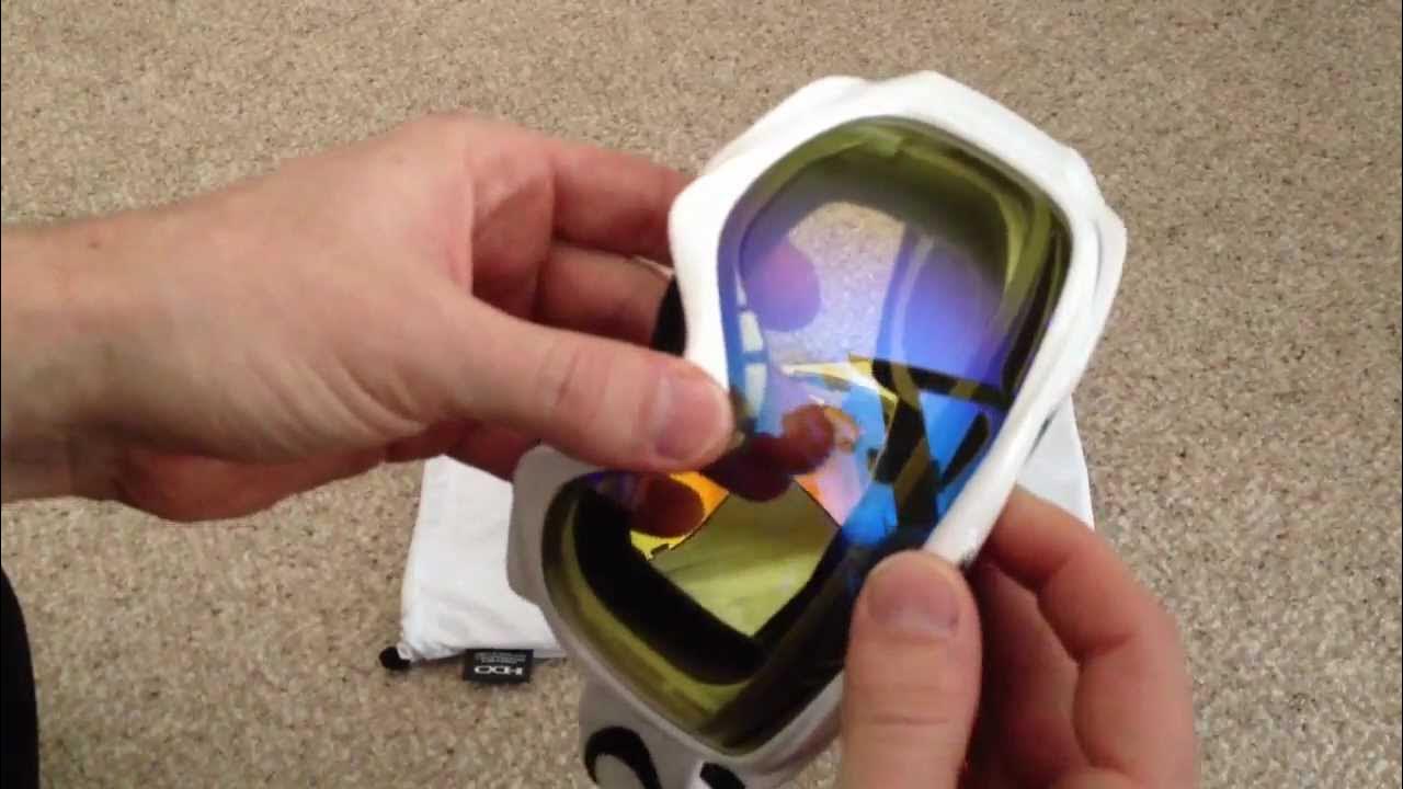 How to change Oakley Elevate goggle lenses YouTube