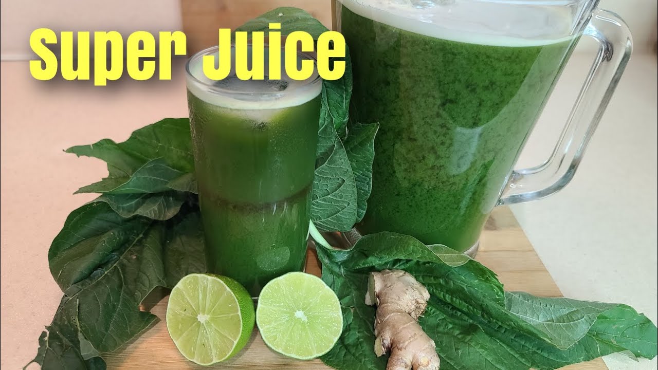 The Best Green Juice Recipe Callaloo Juice For Glowing Skin