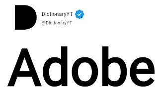Adobe Meaning in English