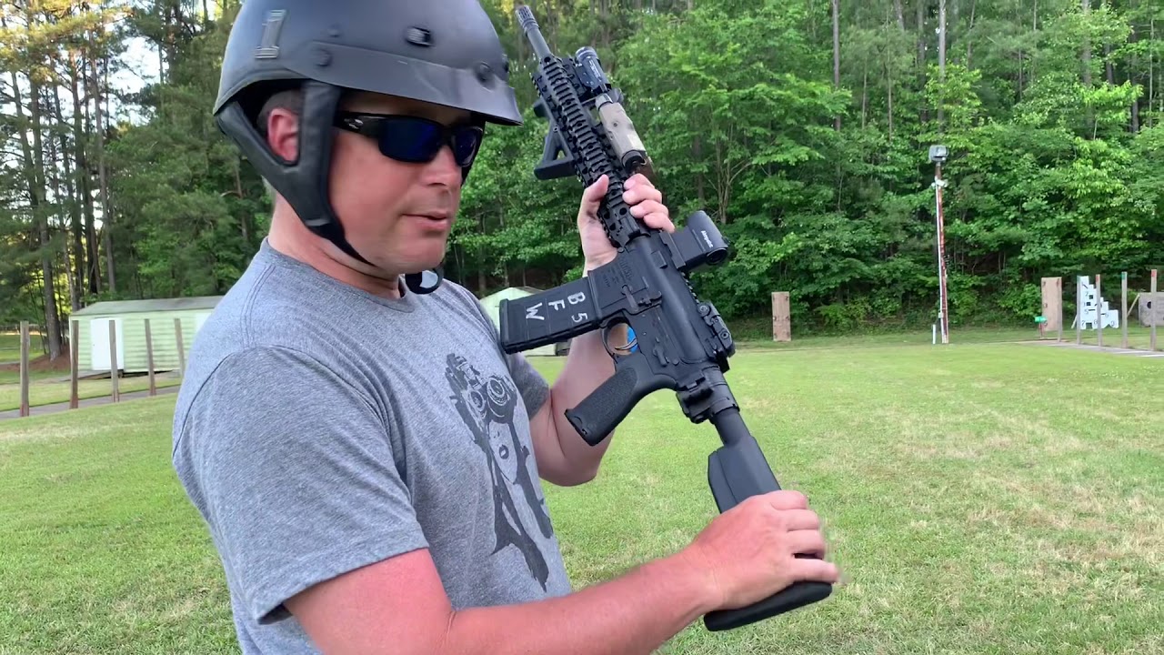 LAW Tactical Folding stock YouTube