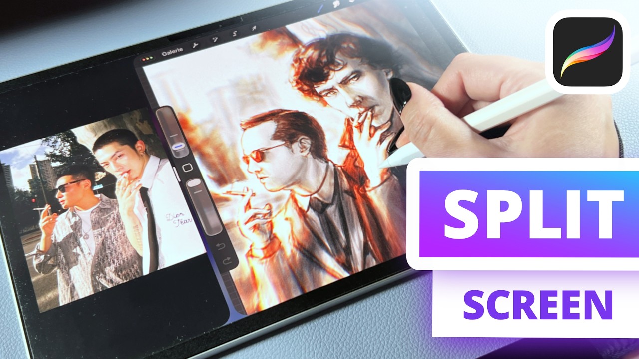 Procreate Empty Screen Procreate Split Screen nutzen | iPad Anleitung für Referenzen - YouTube