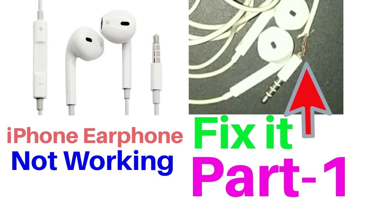 Apple earphone not working How to fix apple headphone🎧 YouTube