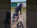 запускаю пит после долгого простоя #dirtbike #питбайк #покатушки #redbull