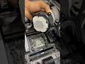 The new PC I bought was overheating (+100°C)so removed the cpu cooler He forgot to remove#villageit