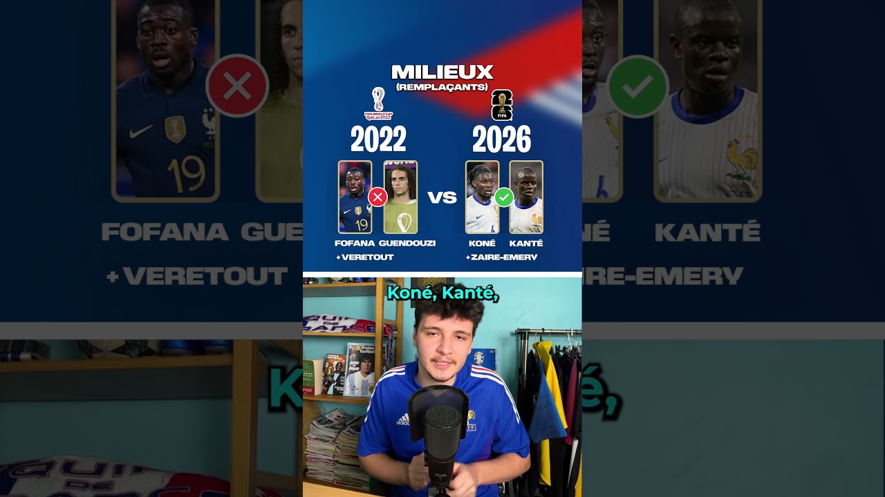 FRANCE 2022 VS 2026 : QUI est MEILLEUR ? #football