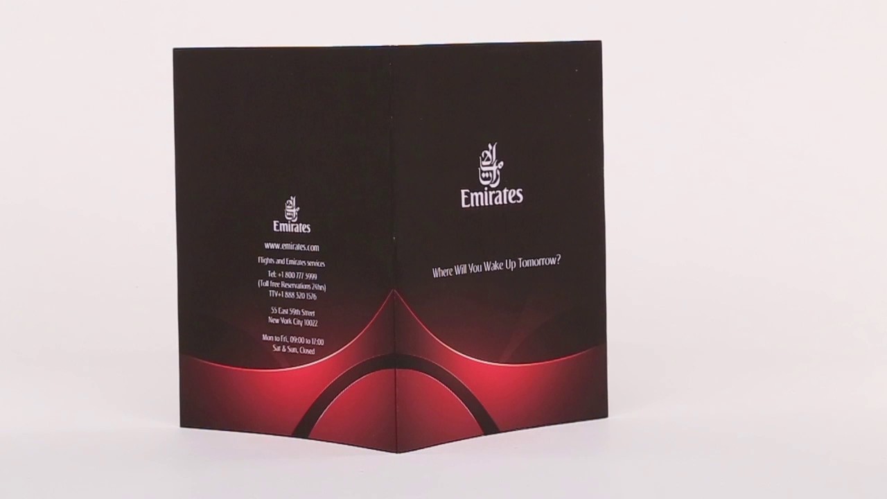 Reem Alrowaili Design - Emirates Airline - 3D Mailer Design - Paris, France