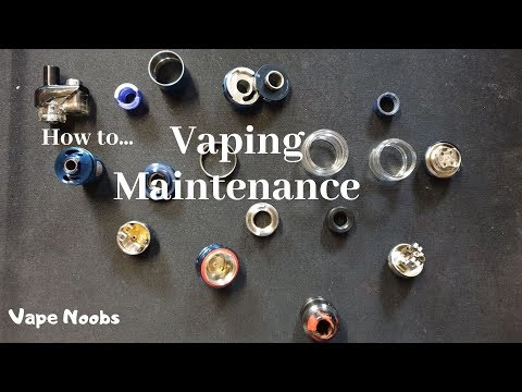 Como limpar o seu RDA / RTA / TANK