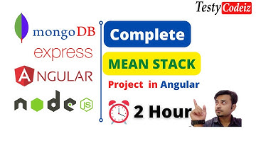 🔴MEAN Stack Project from Scratch | Angular 13 CRUD with Web API | MEAN Stack Project With Web API