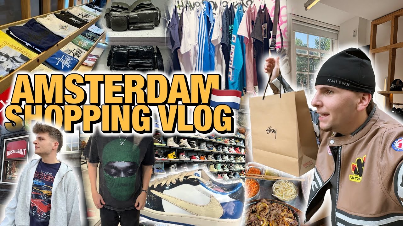 NEUE PICK UPS?😱| XXL AMSTERDAM Shopping Vlog mit Jan 🛍️🛒Senad