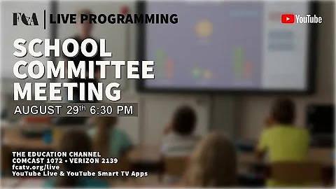 Foxborough School Committee Meeting 8/29/23