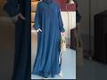 Blue💙Plain Fabric Abaya💫For Colloge girl Comfortable Design Collections #abaya #burkha #short #blue