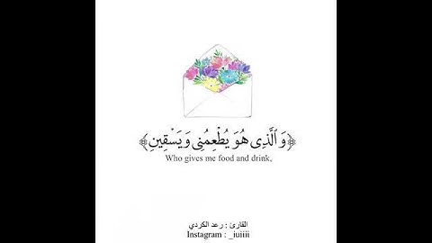 الذي خلقني فهو يهدين - قرآن كريم بصوت القارئ الشيخ رعد الكردي// حالات واتس اب ❤
