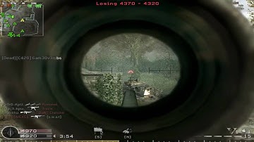 Call Of Duty 4:TDM on Overgrown (m40a3 acog) commentary