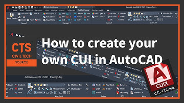 How to create your own CUI in AutoCAD