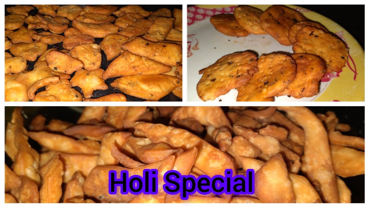 How to make crispy nimki and mathri at home - निमकी ओर मठरी बनाय घर पर - नीतू सिंह का किचन