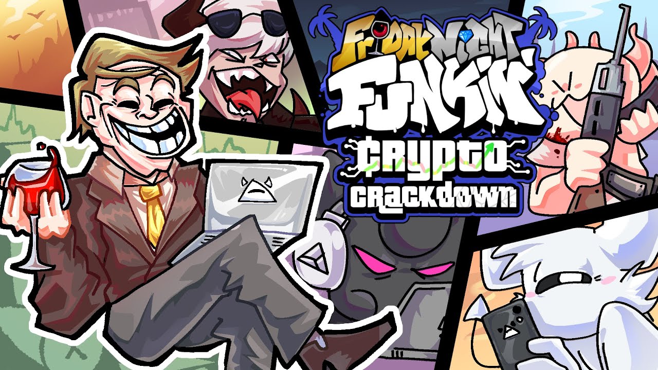 Friday Night Funkin': Crypto Crackdown FULL WEEK - FNF MODS [HARD]