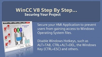 WinCC v8.0 Step By Step 24: Secure your WinCC Runtime Project & autostart 🔒👮‍♂️  #winccguru