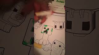 new Minecraft movie coloring page from McDonald's!
