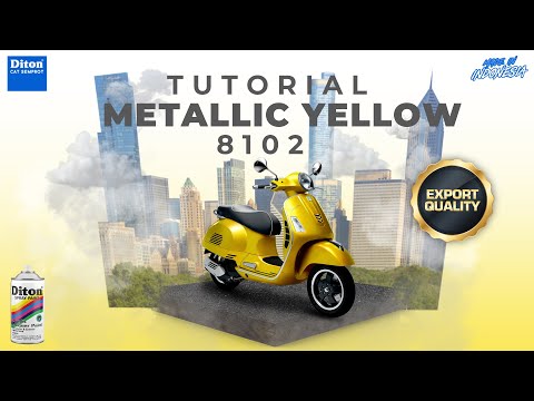 Metallic Yellow Paint