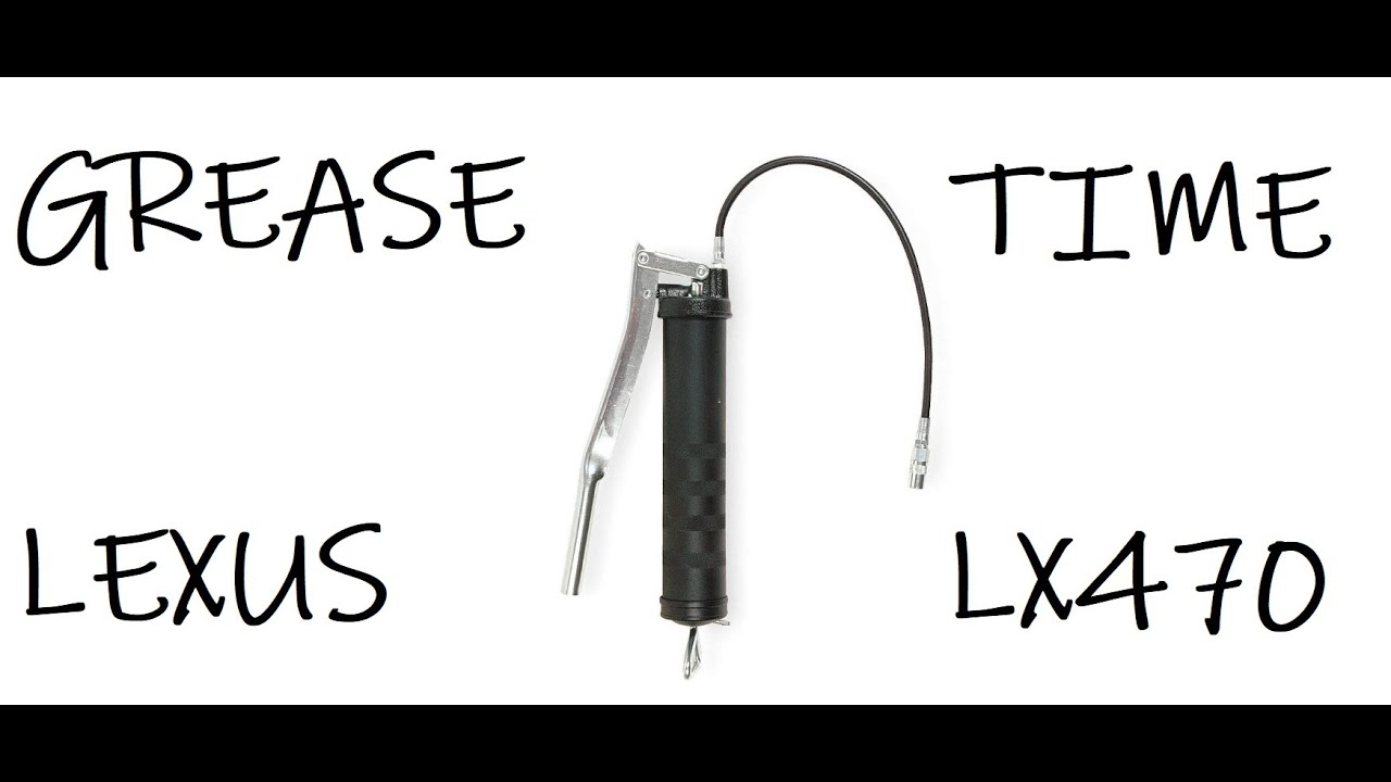 lx470 ujoint and drive shaft lube YouTube