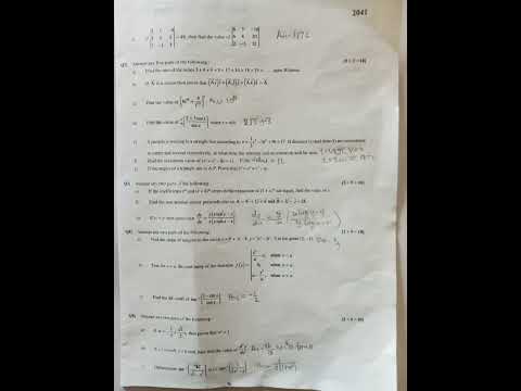 Applied Math 1 Question Paper 2023