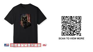 Cat Owner Patriotic American Flag Kitten Fourth Of July U S A Shirt
