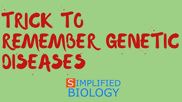 TRICK TO REMEMBER GENETIC DISEASES (Revision) for NEET, AIIMS, AIPMT, JIPMER, PREMED, MCAT