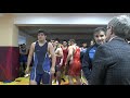 Процедура взвешивания борцов чемпионата Дагестана 2020 года.