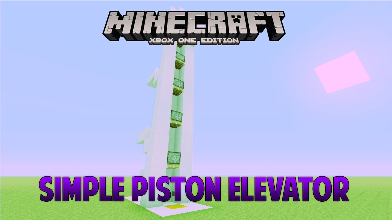 Minecraft Console Edition | Translocator Piston Elevator - YouTube