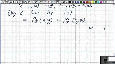 Lecture 3: Functional Analysis - revision of Metric and Topological Spaces
