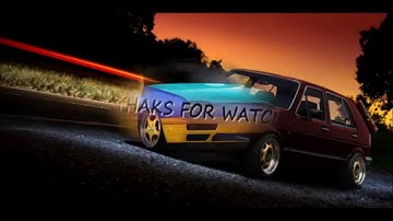 Virtual Tuning #11 By MichART On GIMP VW Golf MKII {Vision of my}