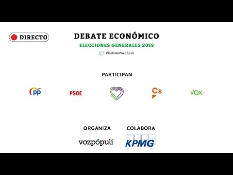 DIRECTO | Debate Económico 28-A de Vozpópuli