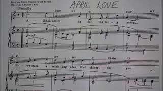 April Love Piano Accompaniment