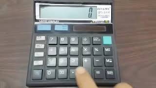 Finding antilog using simple calculator.