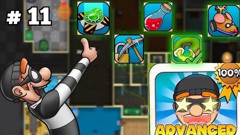 Completed Advanced Level With Gadgets | Robbery Bob Part 11 #subscribe