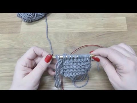 Navajo technika pletení z trojité příze, Navajo knitting