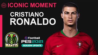 Cristiano Ronaldo World Cup 2018 face Iconic Moment for PES 2021 PC [ONLY PC/SOLO PC]